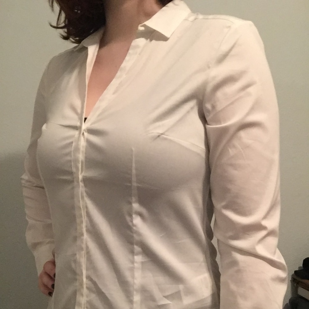 H&M White Button Up